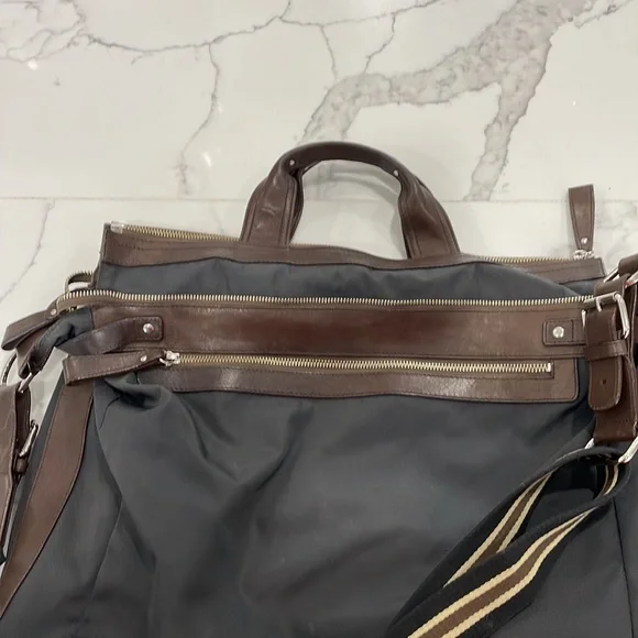 Rafe black satchel with multiple pockets